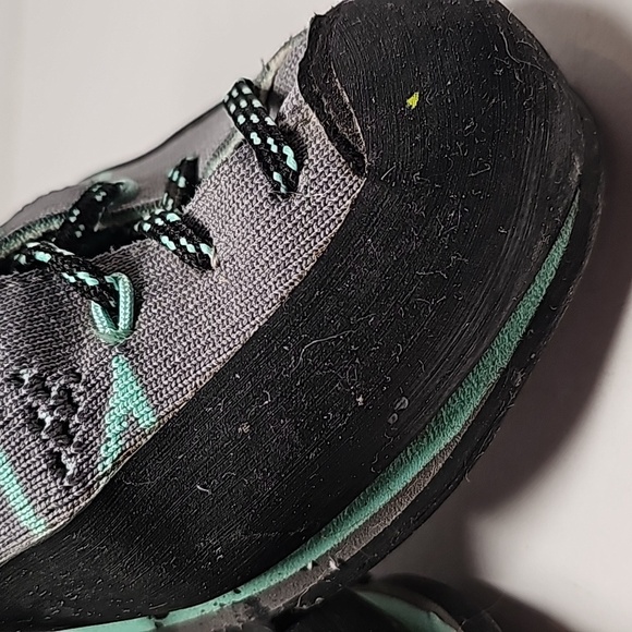 Scarpa Crux Air EU 38 US 7 Hiking Approach Shoes Smoke Ice Green Trail Vibram - Picture 15 of 16